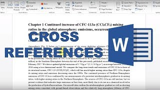 How to make cross references in word [upl. by Bathsheba359]