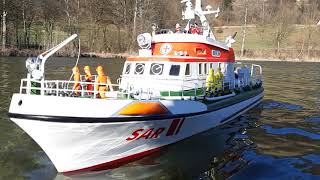 RC Modellboot Robbe SRK Seenotrettungskreuzer Berlin Refit  Projekt [upl. by Evanne]