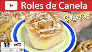 ROLES DE CANELA  Vicky Receta Facil [upl. by Jobyna284]