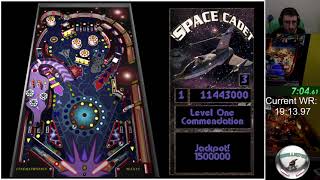 Full Tilt Pinball  Space Cadet Fleet Admiral Speedrun  13581 Former WR [upl. by Anaeed134]