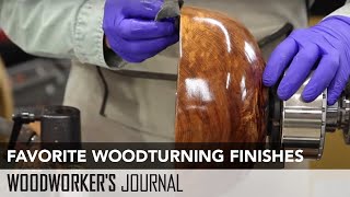 Favorite Woodturning Finishes [upl. by Gyatt530]