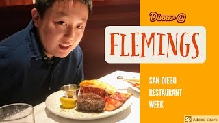 Restaurant Week Dinner at Flemings Prime Steakhouse [upl. by Anahs48]