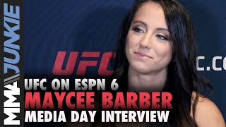 UFC Boston Maycee Barber full media day interview [upl. by Bernardi]