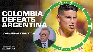 Colombia vs Argentina Reaction Steve Nicol LOVES watching CONMEBOL 🍿  ESPN FC [upl. by Nyltak]