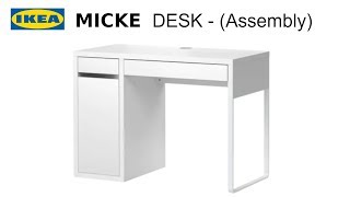 Ikea Micke desk  Unbox and Assembly [upl. by Ailaht]