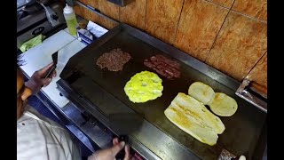 New York City Street Food  ULTIMATE Bronx Bodega food  Chopped cheese MONSTER Sandwiches [upl. by Lindell]