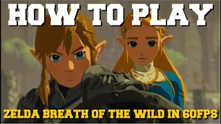 YUZU EMULATOR HOW TO PLAY ZELDA BREATH OF THE WILD IN 60FPS GUIDE [upl. by Trenton]