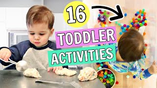 16 Toddler Activities You Can Do at Home  12 year olds [upl. by Huggins]