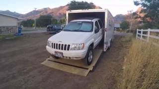 Enclosed Car Trailer Winch Install [upl. by Anidualc]