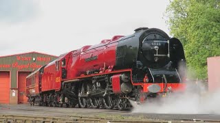 6233 Duchess of Sutherland Roll Out Event 090918 [upl. by Ahsemed]