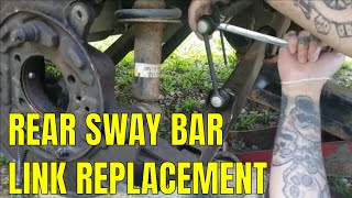 Rear Sway Bar Link Replacement  HOW TO [upl. by Dutchman309]