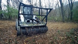 First Run  Bobcat T770 with Forestry Mulcher [upl. by Akemeuwkuhc]