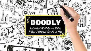 Full Doodly Whiteboard Animation Video Maker Software for PC and Mac [upl. by Fritzie]