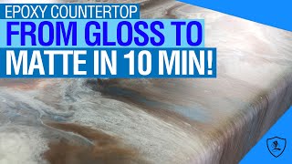 How To Get A Matte Finish On Your Countertops  Easy DIY [upl. by Damalas]