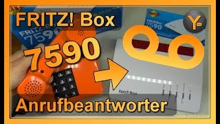 AVM FRITZ Box 7590 Anrufbeantworter einrichten amp nutzen [upl. by Panayiotis119]