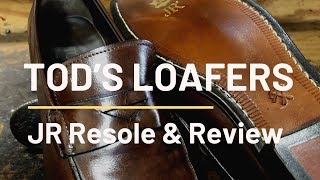 Tods Loafers  Restoration and Review [upl. by Channing]