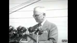 Rare Harry S Truman Whistlestop Speech [upl. by Hirschfeld]