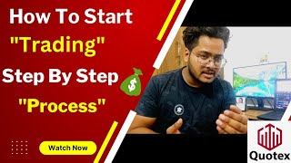 How To Start Trading  Step By Step Process  Quotex [upl. by Aciretahs]