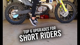 TOP 6 Upgrades for Short Riders  Enduro Edition [upl. by Ijan]