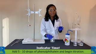 AcidBase Titration 20 wv NaOH with 1 N H2SO4 [upl. by Norman39]