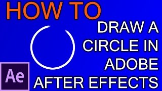 How to draw circle in Adobe After Effects [upl. by Aila]