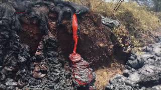 Kīlauea Volcano — Lava Oozing [upl. by Aistek]