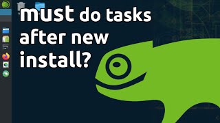 5 Things You MUST DO After Installing OpenSUSE [upl. by Dihgirb]