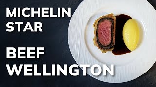 Fine dining BEEF WELLINGTON recipe  Michelin star POMME PURÉE [upl. by Bledsoe]