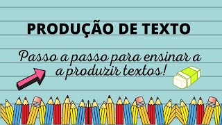 PRODUÇÃO DE TEXTO [upl. by Gibb]