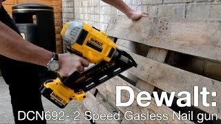 Dewalt DCN692 XR 18v Liion Nailer  ITS TV [upl. by Adianes369]