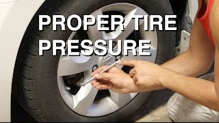 What is the Proper Tire Pressure [upl. by Megdal855]