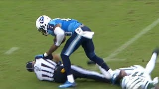 NFL Referees Getting Hit Compilation [upl. by Nowujalo]