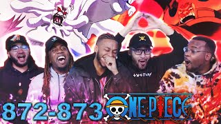 SULONG PEKOMS One Piece Ep 872873 Reaction [upl. by Nilre]