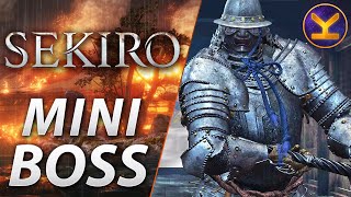 Sekiro  Mini Boss  Armored Warrior [upl. by Salsbury]