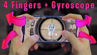 Levinho HANDCAM  4 Fingers amp Gyroscope  PUBG MOBILE [upl. by Aihsinat979]