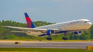 4K Early Morning Plane Spotting at Orlando Intl Airport [upl. by Ahseer]