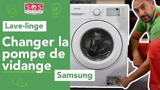 💦 Comment changer la pompe de vidange sur un lavelinge Samsung [upl. by Smukler]