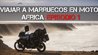 Viajar por MARRUECOS en MOTO  África 1  Vuelta al mundo en moto [upl. by Anaic]