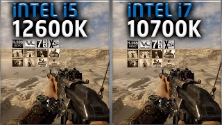 Intel i5 12600K vs i7 10700K Benchmarks – 15 Tests 🔥 [upl. by Eninej794]