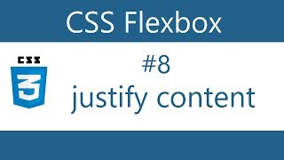 Flexbox Tutorial  8  Justify content [upl. by Adaliah]