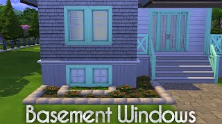 How to Place Basement Windows  The Sims 4 Tutorial [upl. by Wilhelm]