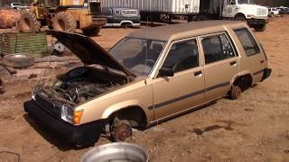 WILL IT RUN 1983 Toyota Tercel 4x4 WAGON SCRAPPED [upl. by Barling278]