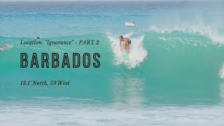 SURFING BARBADOS  North Swell Part 1  2021 [upl. by Ettedualc682]