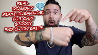 A Real Diamond Cuban Link Bracelet For 300 [upl. by Shugart]