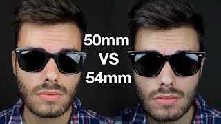 RayBan Wayfarer 50mm vs 54mm [upl. by Rebak]