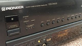 Receiver Pioneer VSXD903S [upl. by Hussar553]