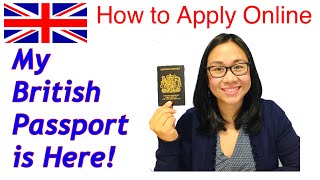 HOW TO APPLY FOR A BRITISH PASSPORT ONLINE  UNBOXING MY UK PASSPORT  PROCESSING TIMELINE 2021 [upl. by Wobniar794]