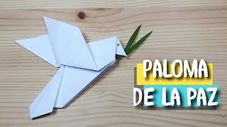 PALOMA DE LA PAZ DE ORIGAMI [upl. by Kermy]