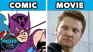 Top 10 Biggest MCU Changes from The Comics [upl. by Ihcelek]