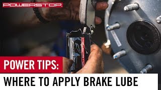 How To Apply Brake Lube  PowerStop [upl. by Remmos]